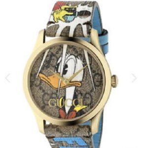 Gucci "Limited Edition" G-Timeless Walt Disney Donald Duck Unisex 38mm Watch